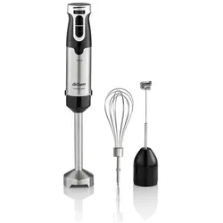 Arzum AR1160 Stabmixer 1000W stufenlose Geschwindigkeitseinstellung Schwarz, Inox, Stabmixer, Schwarz