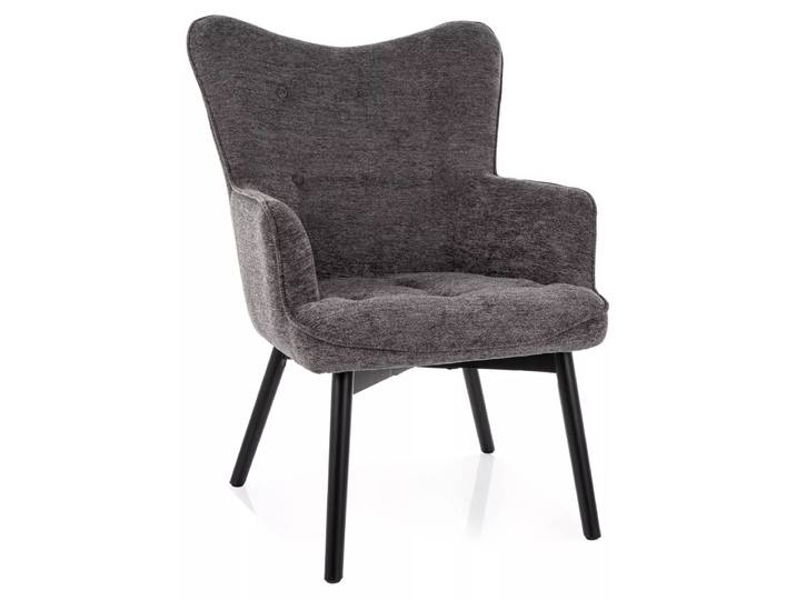 Dunkelgrauer Sessel CARMEN RAVEN