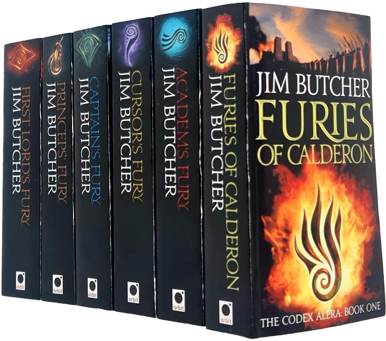 The Codex Alera by Jim Butcher: Books 1-6 Complete Collection Set - Fiction - Paperback Hachette