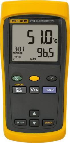 Fluke 51 II Temperatur-Messgerät -250 - +1372°C Fühler-Typ J, K, T, E