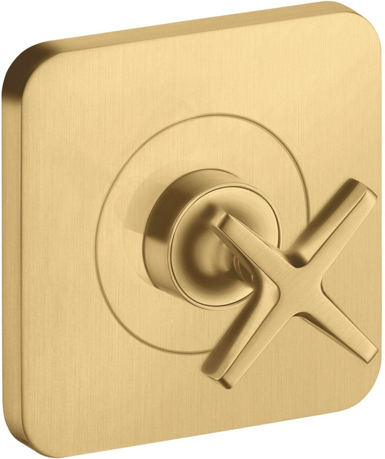 Hansgrohe Fertigset Axor Citterio E UP-Absperrvtl. 120x120mm, brush. gol opt (36771250)