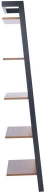 "SAFAVIEH Yassi 18.1-Inch Leaning Mahogany Bookshelf, Modern - 18.1"" W x 11"" L x 72.4"" H"