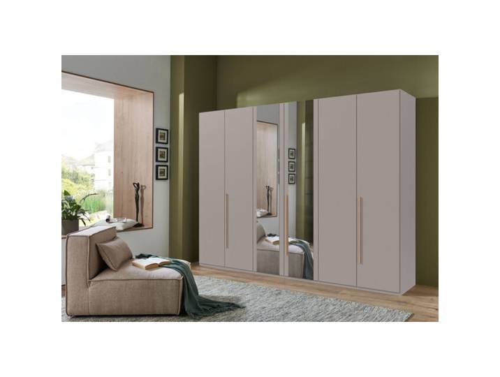Kleiderschrank Annie Saharagrau/Eiche Nachbildung Holzwerkstoff B 270 cm