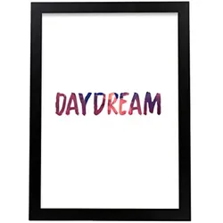 POSTER Inspirierende Kunst – Day-Dream A3 Schwarzer Rahmen