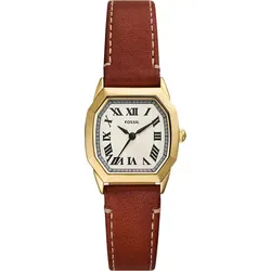 Fossil Quarz / 3 Zeiger Harlow ES5364 - creme,braun - 27mm