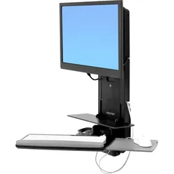 Ergotron StyleView (Wand, 24", 14.90 kg), Monitor Halterung, Schwarz