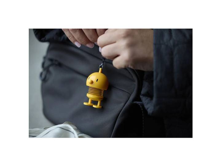 Schlüsselanhänger Hoptimist Gelb ABS H 7.5 cm
