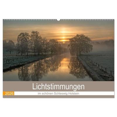 Lichtstimmungen im schönen Schleswig Holstein (Wandkalender 2026 DIN A2 quer), CALVENDO Monatskalender