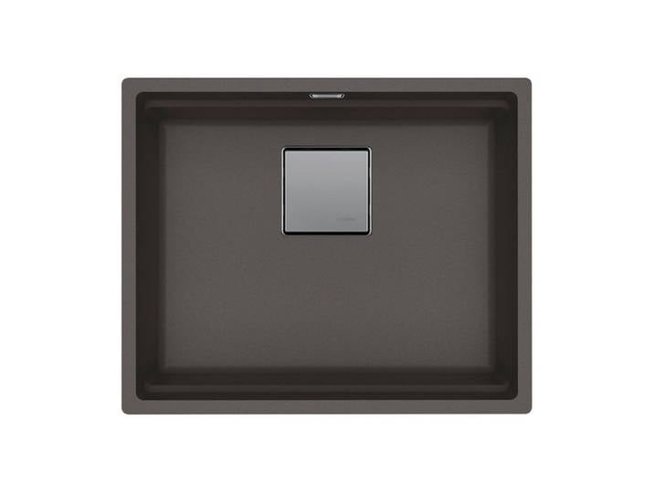 FRANKE Granitspüle Unterbauspüle Kubus 2 KNG 110-52 Fragranit+ Schiefergrau, 56/460 cm