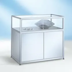 Vitrine halbhoch mit Unterschrank