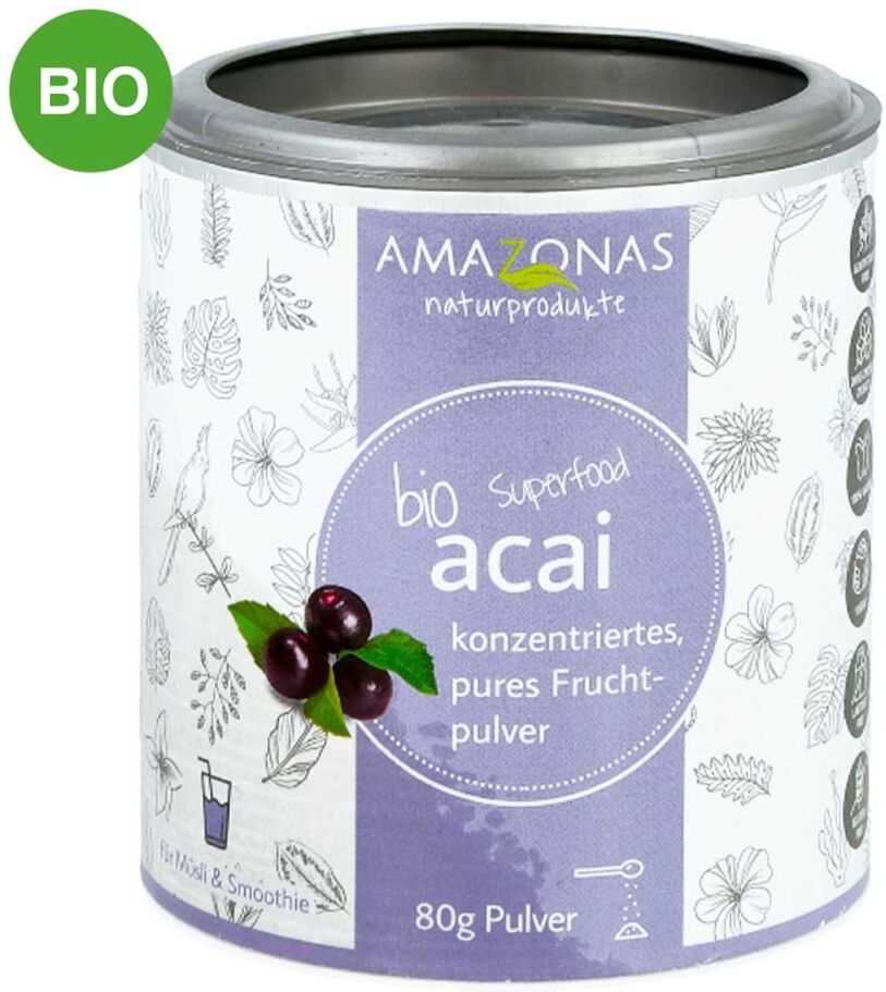 Acai 100% Bio Pulver ohne Trägerstoffe