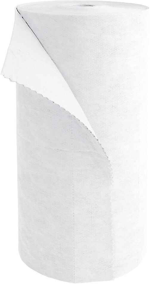kaiserkraft Vliesrolle, doppellagig, BxL 800 mm x 40 m, weiß, heavy, quer und längs perforiert