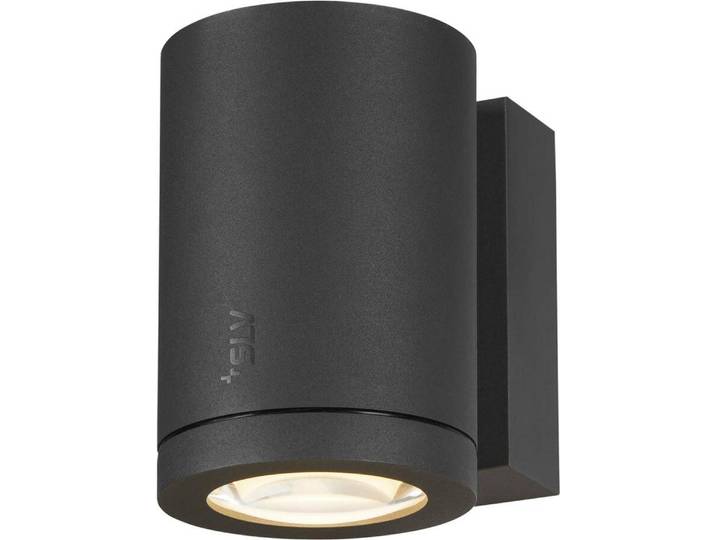 SLV Enola Oculus Wl, Wandbeleuchtung für den Außenbereich, Anthrazit, Aluminium, IP65, I, Oberfläche