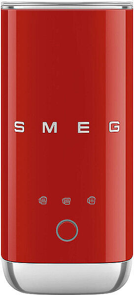 SMEG Milchschäumer Kompakt 50's STYLE AESTETIC 120/180ml Rot rot EG