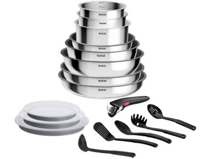Tefal - Batterie De Cuisine Cook Eat 17pcs Ingenio Inox