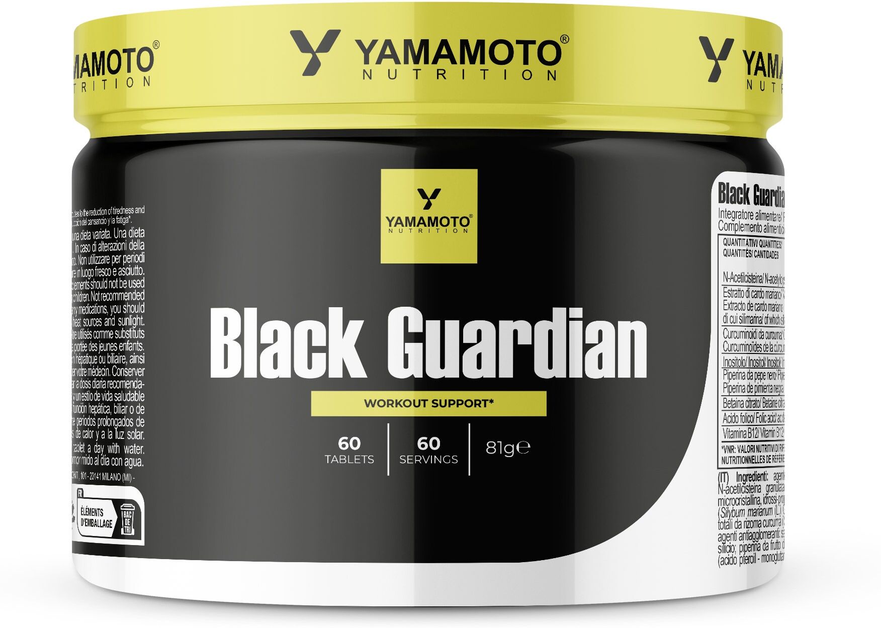 YAMAMOTO NUTRITION Blackguardian 60 Compresse 
