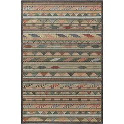benuta Nest In- & Outdoor-Teppich Mirena Multicolor 200x290 cm - Teppich für Balkon, Terrasse & Garten