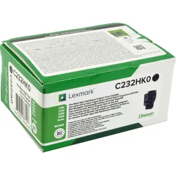 Lexmark Toner C232HK0 schwarz