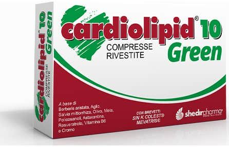 SHEDIR PHARMA Cardiolipid 10 Green 30comp