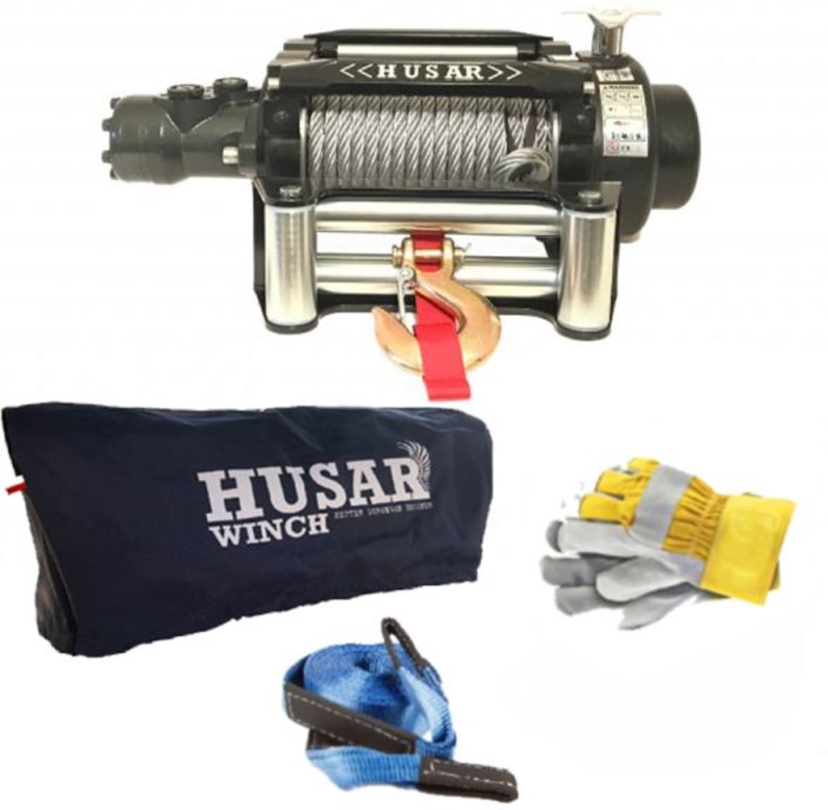 Seilwinde für Lafetten und Sonderfahrzeuge HUSAR WINCH BSTH12000LBSKIT1