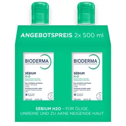 BIODERMA Sébium H2O Mizellenwasser - Duopack 2X500 ml