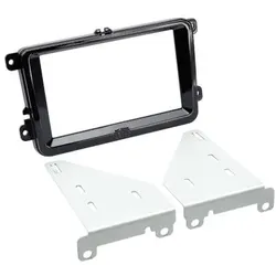 ACV, Autoradio Installation, 381320-30-2 Radioblende Seat / Skoda / VW, Klavierlack (2 DIN)
