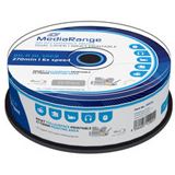 MediaRange BD-R 50GB 6x IW(25) BluRay Cake, Kapazität: 50GB, MR510
