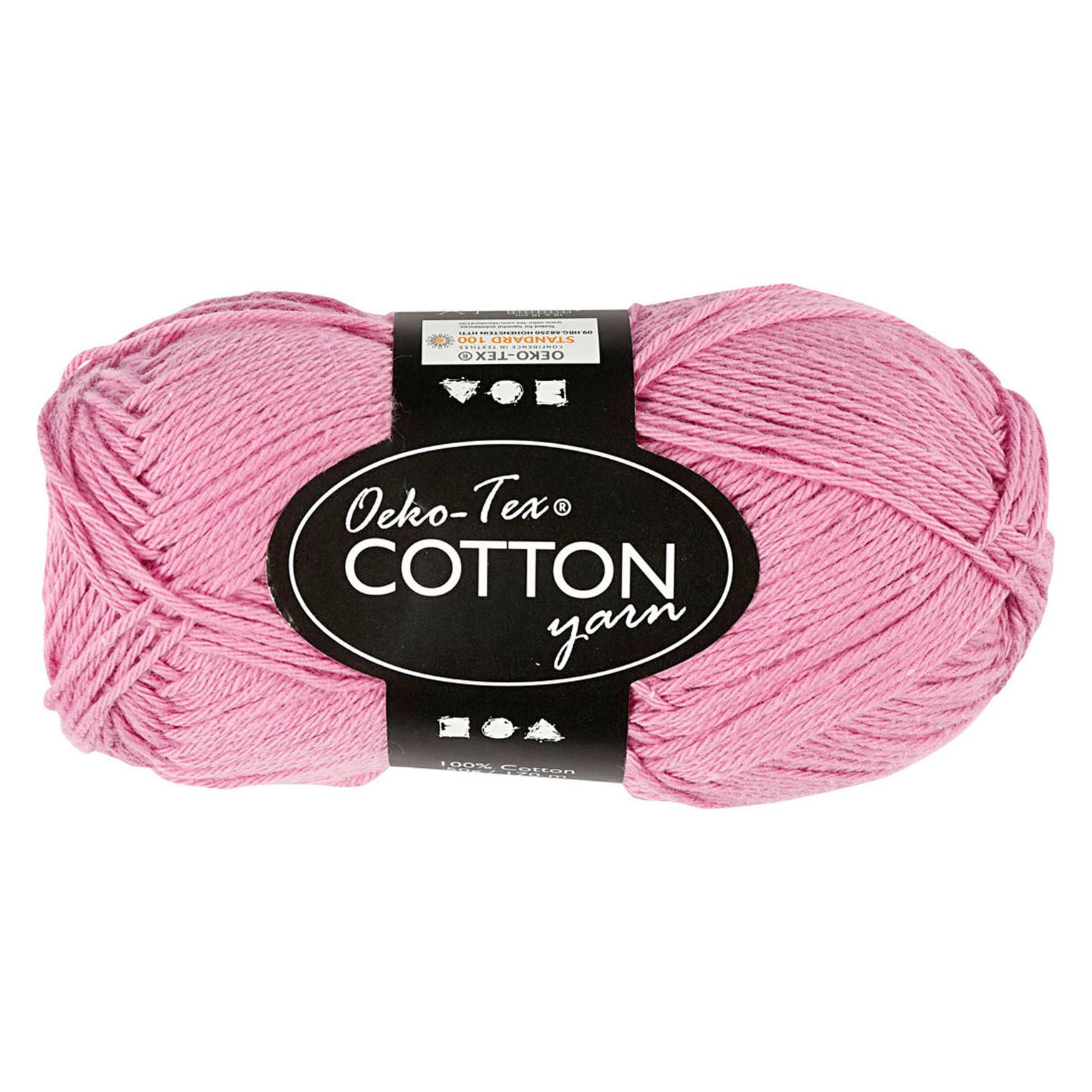 Creativ Company Katoengaren, Lichtrood, 50gr, 170m (170 m) (5712854349789)