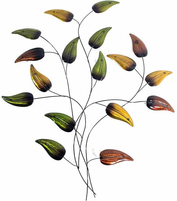 17 Stories Handmade Plants & Flowers Wall Decor Paint 66cm H X 56cm W