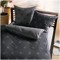 BettwarenShop, Bettwäsche, Stars (Bettwäsche Set, 200 x 200 cm, 80 x 80 cm)