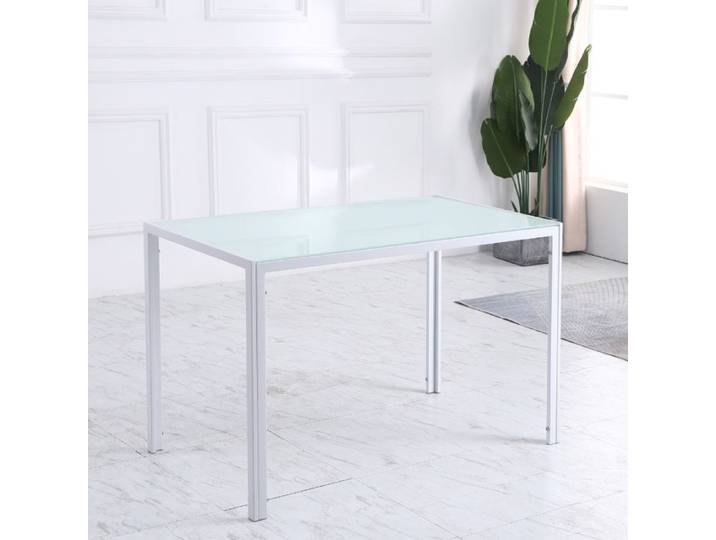 Table à manger rectangle - table à manger de salon cuisine - grande table - design moderne - 120x60x75 cm - Blanc - Sans chaise
