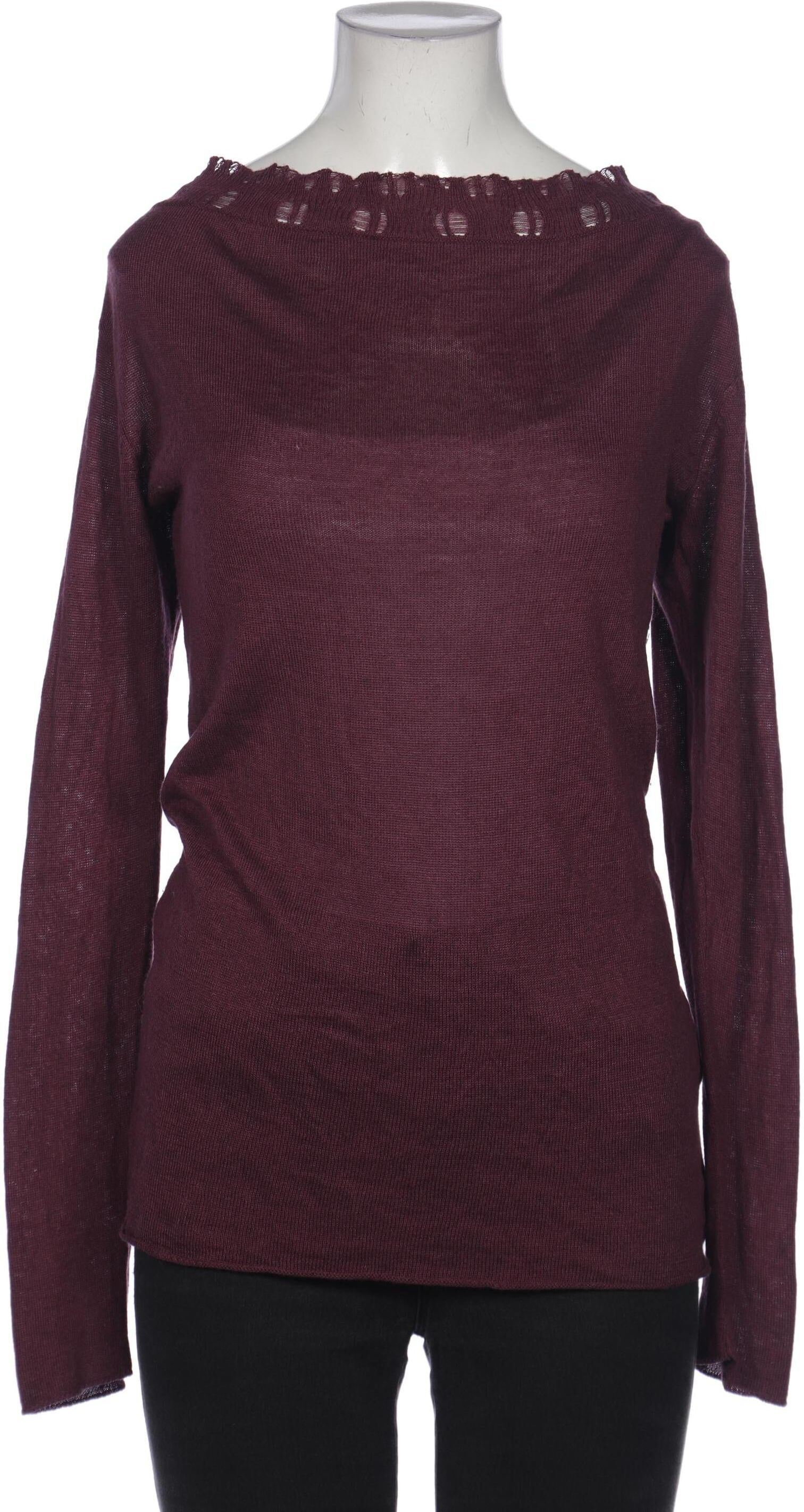 eve in paradise Damen Pullover, Bordeaux, Gr. M, Seide / Viskose - Second Hand