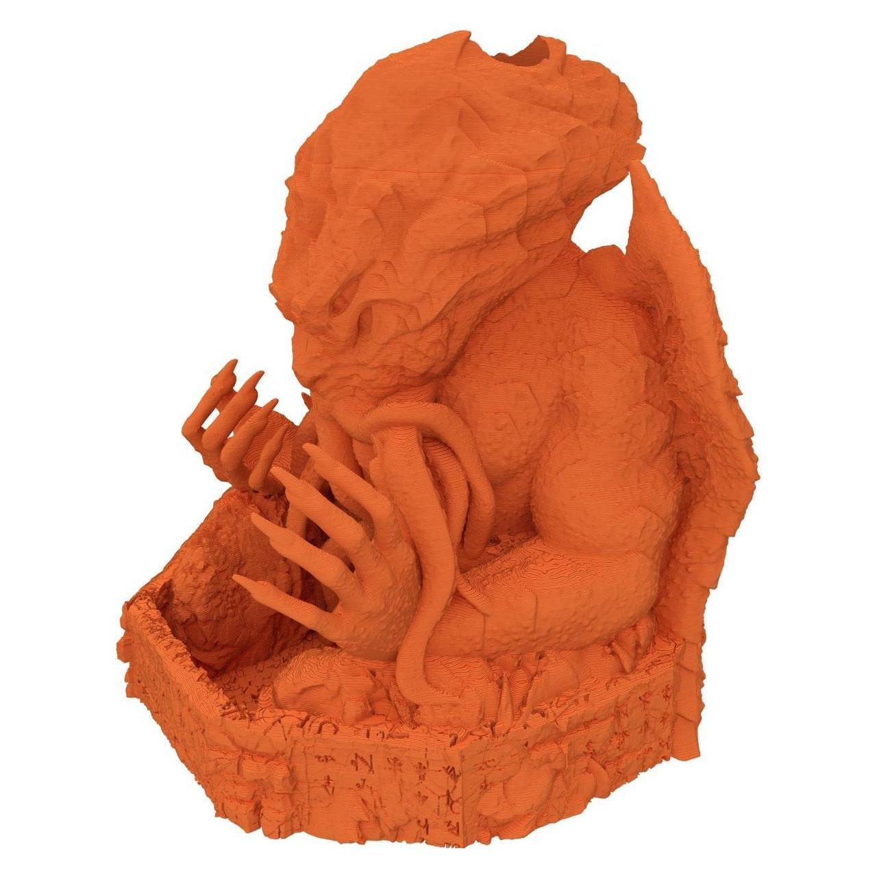 Feldherr Fates End Dice Tower Cthulhu orange - 3D-Würfelturm Tabletop (Kunststoff) (377041)