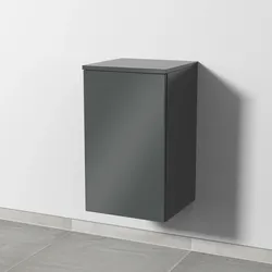 Sanipa Unterschrank „3way“ 350 × 580 × 345 mm Anschlag links, in Anthrazit (glanz), Anschlag links