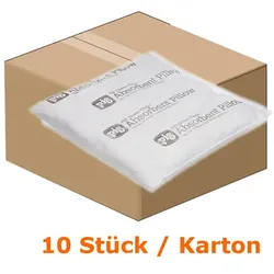 Absorptionsmatte PIG® Sheen Clean®-Oil-Only-Saugpolster 10 Stück, Abmessung 41 cm x 43 cm x 4,4 cm, Absorbiert 38 L