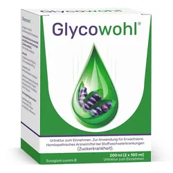 GLYCOWOHL® pflanzliche Tropfen bei Diabetes und Blutzucker 2X100 ml