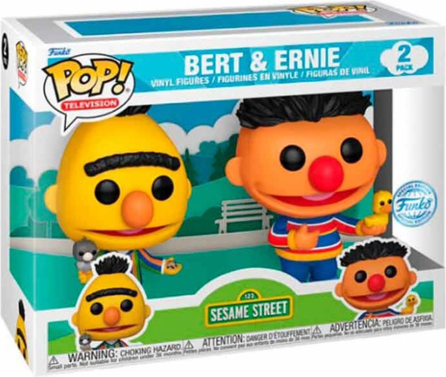 Funko Pop! Bert en Ernie set - Exclusieve Sesame Street figuren