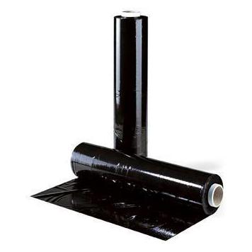 Transpak Handstretchfolie Breite 500mm Länge 300m schwarz blickdicht Stärke 23µ (6 Stk.) (7960340)