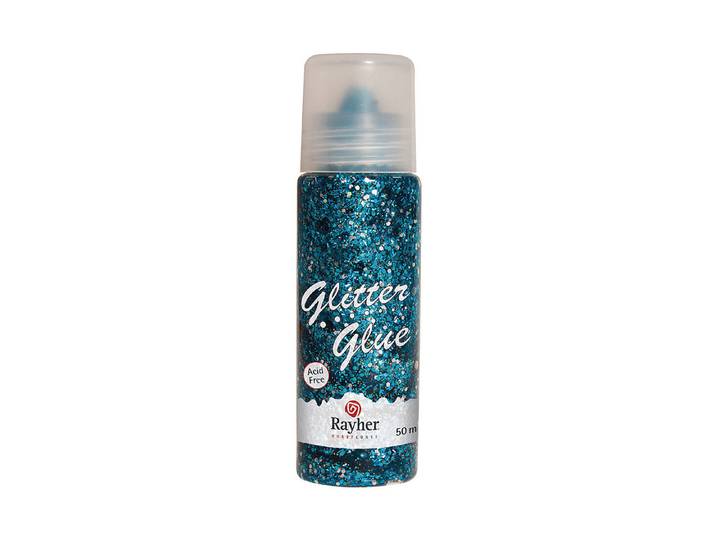 Rayher Glitter-Glue Royalblau 50 ml