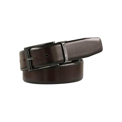 Wendegürtel JOOP, Herren, Gr. 100, braun (schwarz, schwarz braun), Rindsleder, Gürtel, aus seidenglattem Rindsleder, zum wenden, zweifarbig, 3,5 cm breit