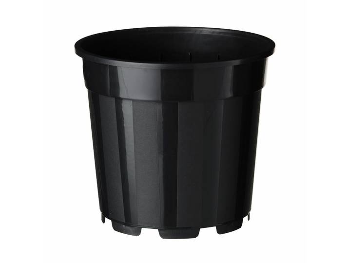 Nature container met afwatering zwart 10 liter