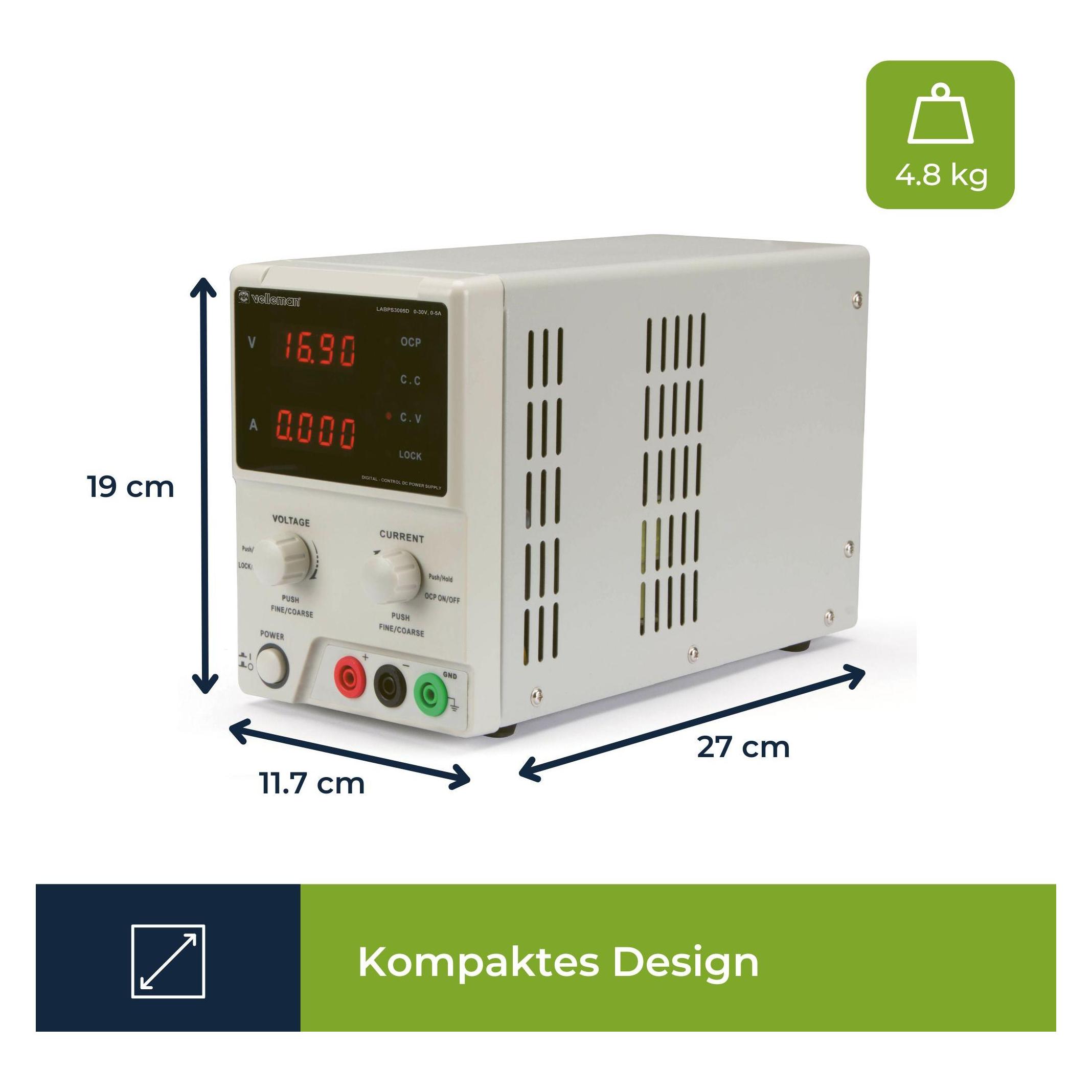 Velleman DC Lab Power Supply (LABPS1503)