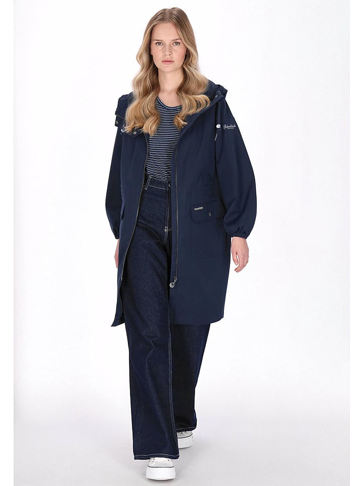 Schmuddelwedda Parka in Dunkelblau - XS