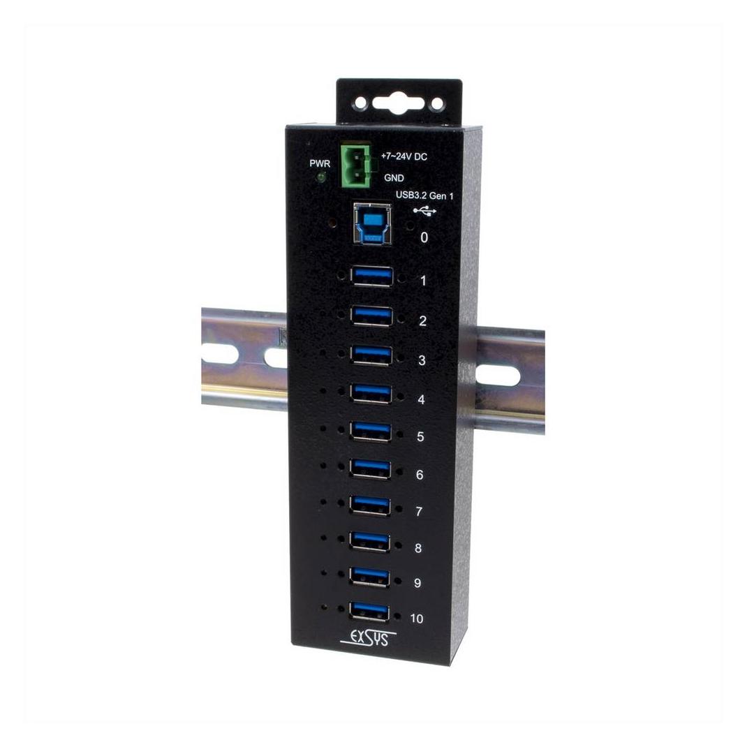 Exsys EX-1510HMVS (USB-B, 10 Ports) (EX-1510HMVS)