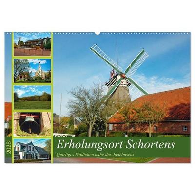 Erholungsort Schortens (Wandkalender 2026 DIN A2 quer), CALVENDO Monatskalender