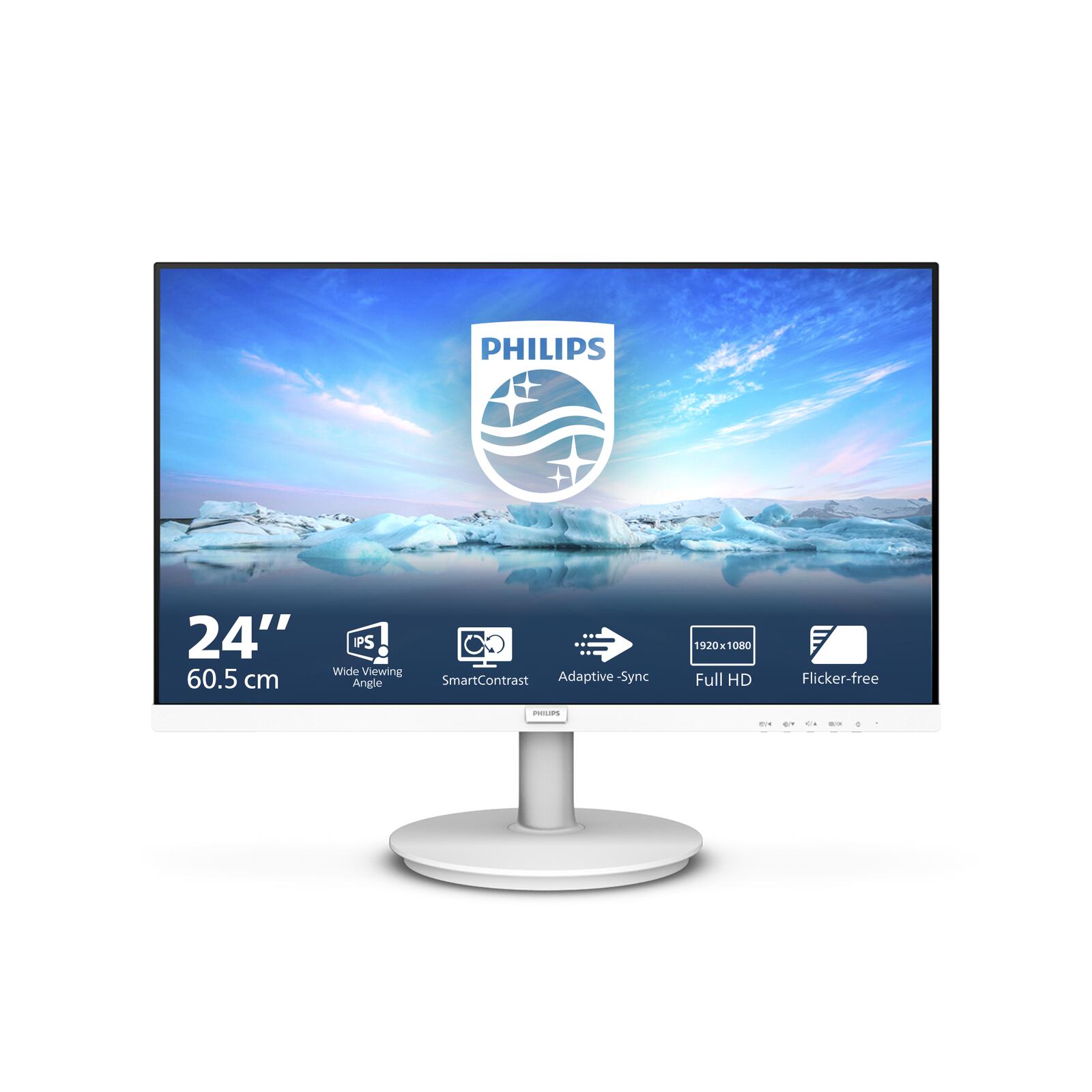 Philips 241V8AW/00 Monitor 60.5 cm (23.8")