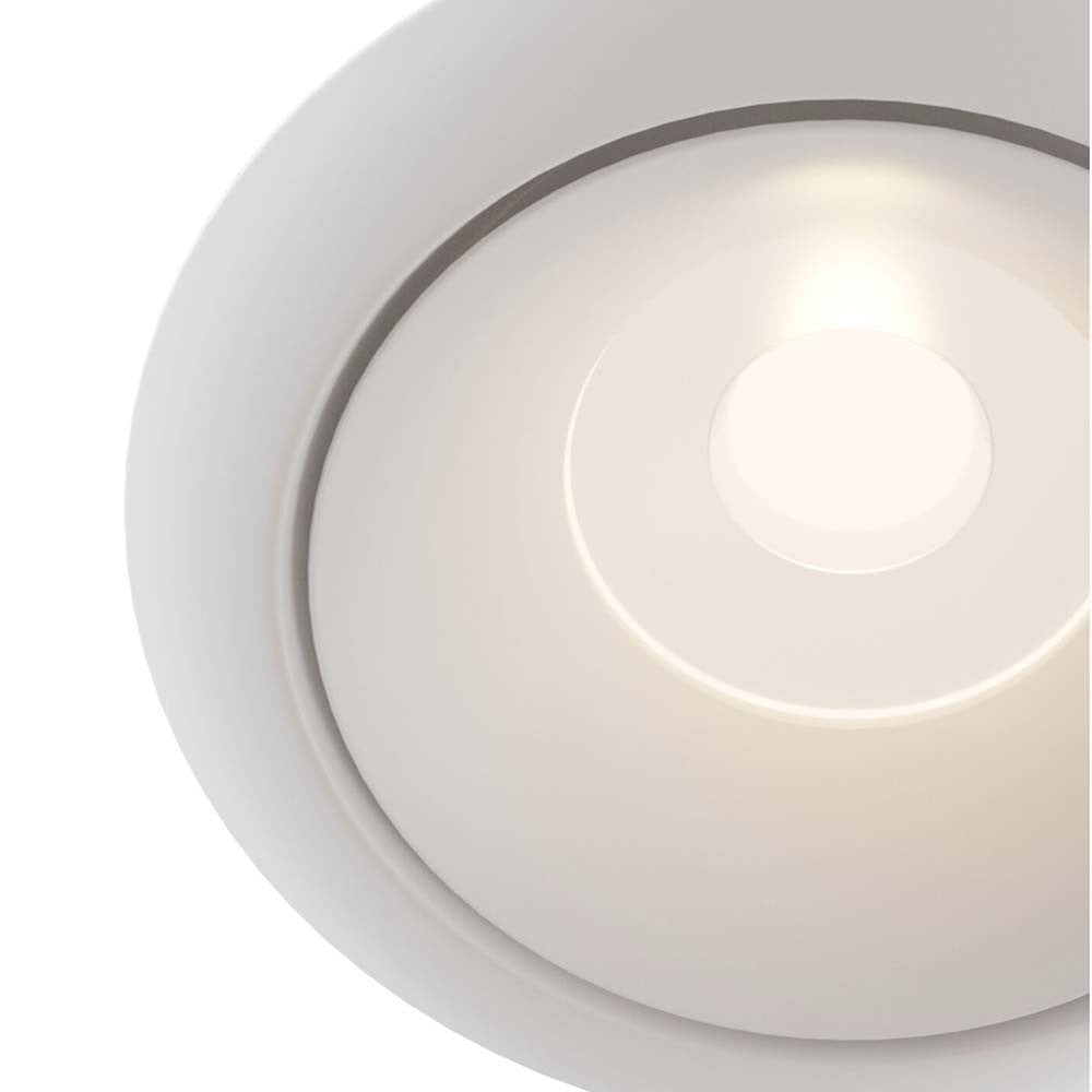 Maytoni DL030-2-01W Inbouwspot wit, ronde LED-lamp, GU10, IP20