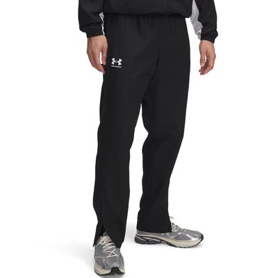 Trainingshose UNDER ARMOUR "UA RIVAL WVN WINDBREAKER PNT", Herren, Gr. XXL, N-Gr, schwarz-weiß (schwarz, schwarz, weiß), Obermaterial: 100% Polyester, Hosen Trainingshose, für vielseitige Aktivitäten, für Sportmode und aktive Freizeit