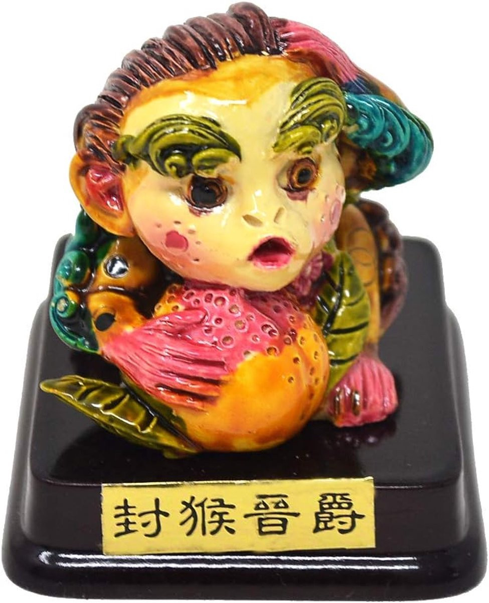 Zodiac Beeldjes Feng Shui Decoratie Multicolor Hars 110 gram