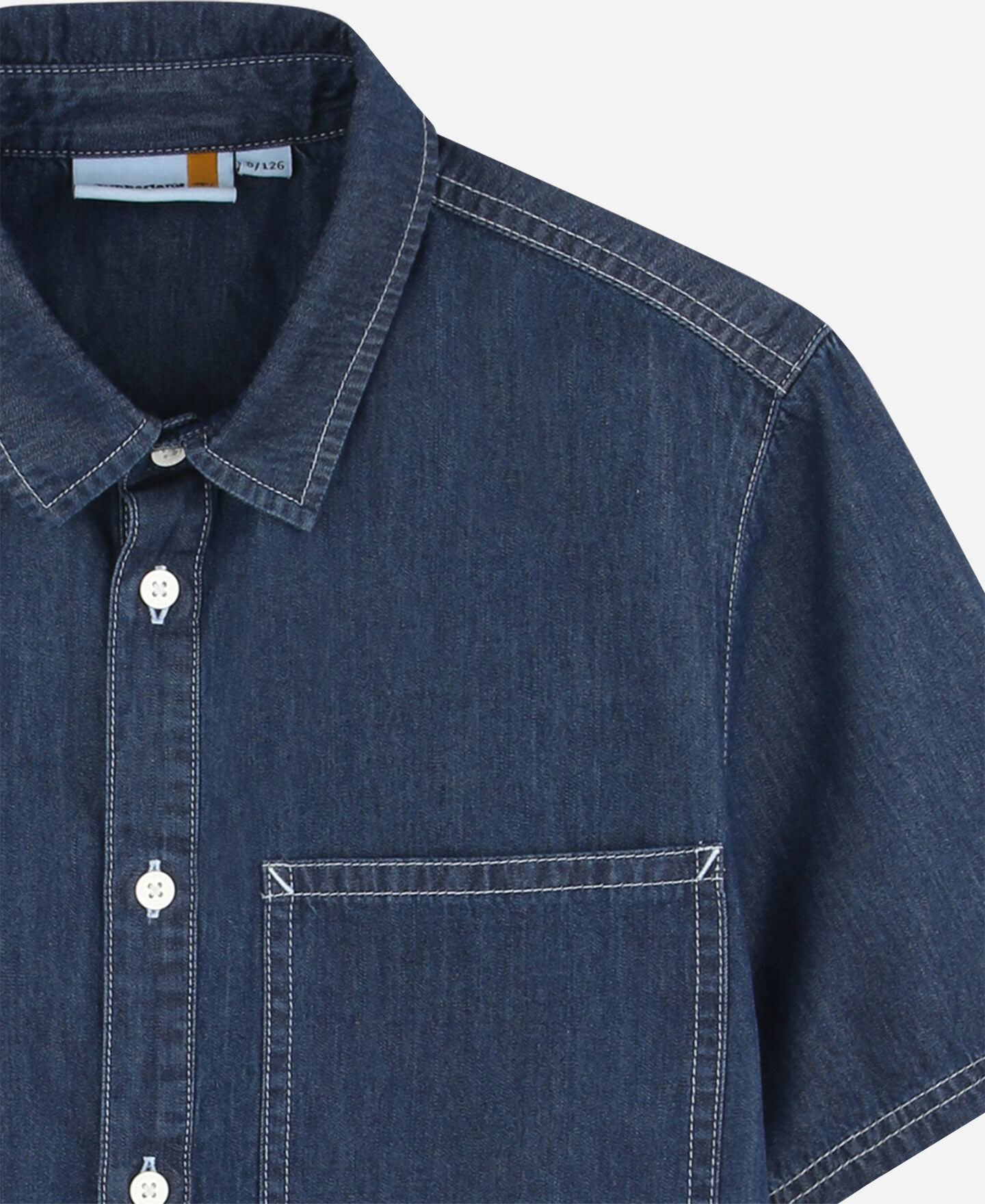 Timberland Over Denim Jr - Camicia - Blu 8ANNI